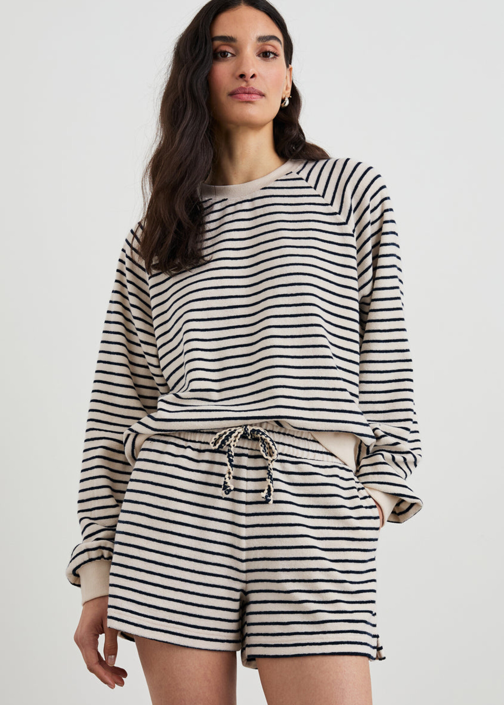 Rails Rails Sweatshirt Theron - Sailor Stripe Terry Towel