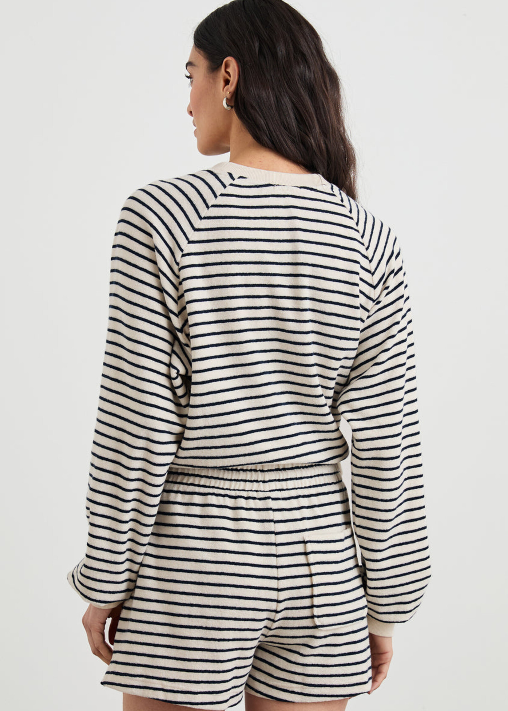 Rails Rails Sweatshirt Theron - Sailor Stripe Terry Towel