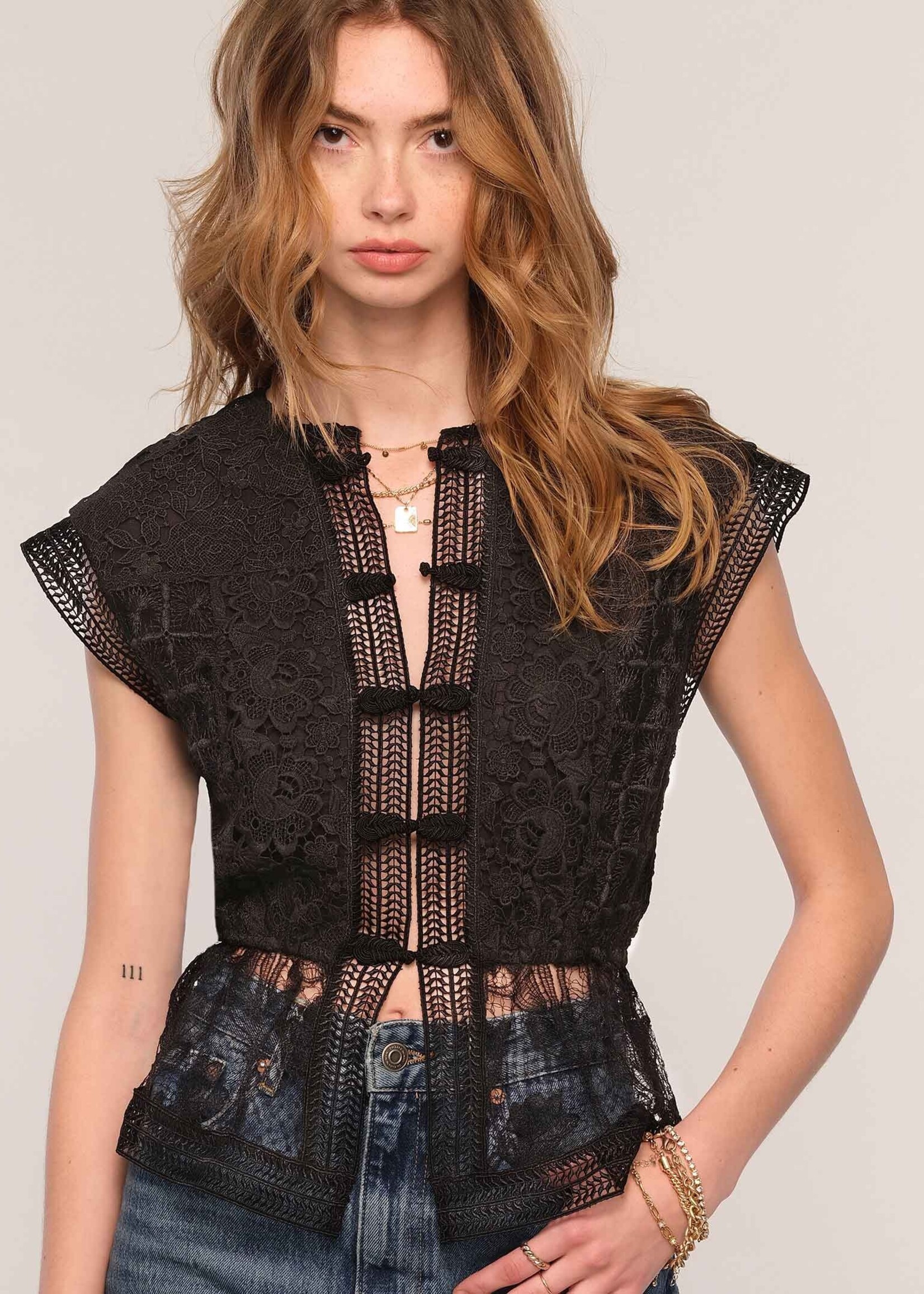 Heartloom Heartloom Gianna Top -Black