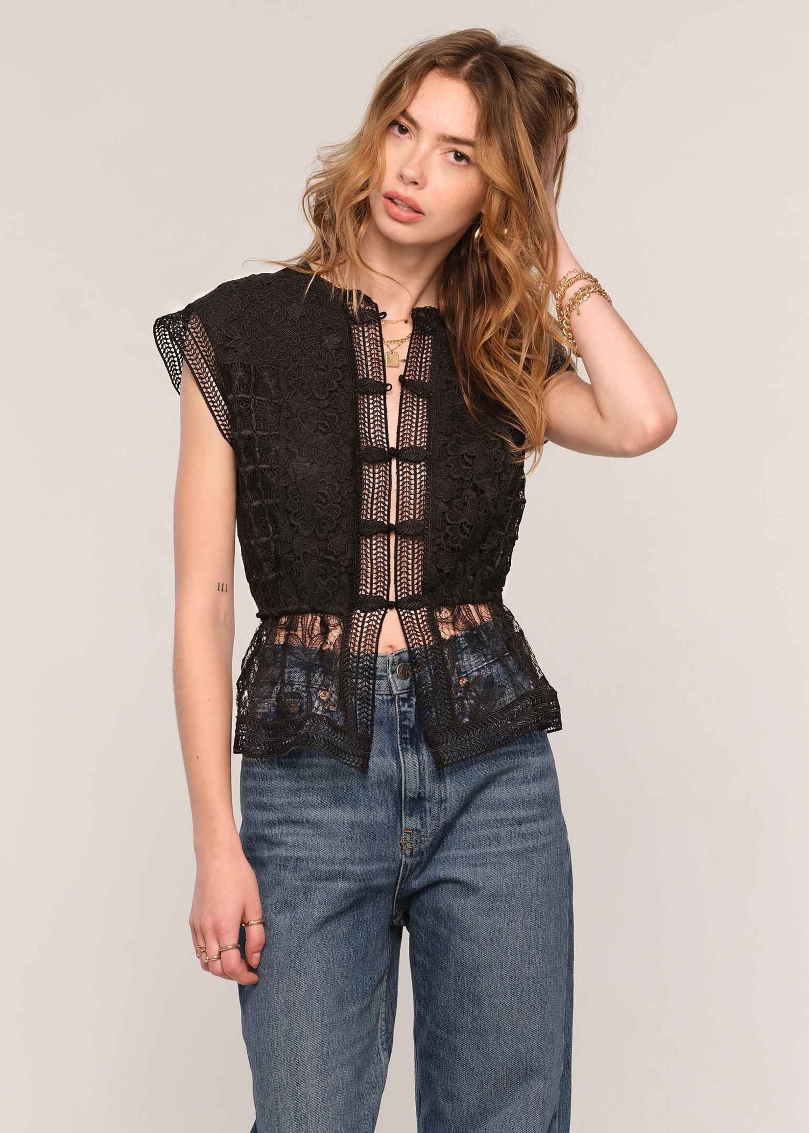 Heartloom Heartloom Gianna Top -Black