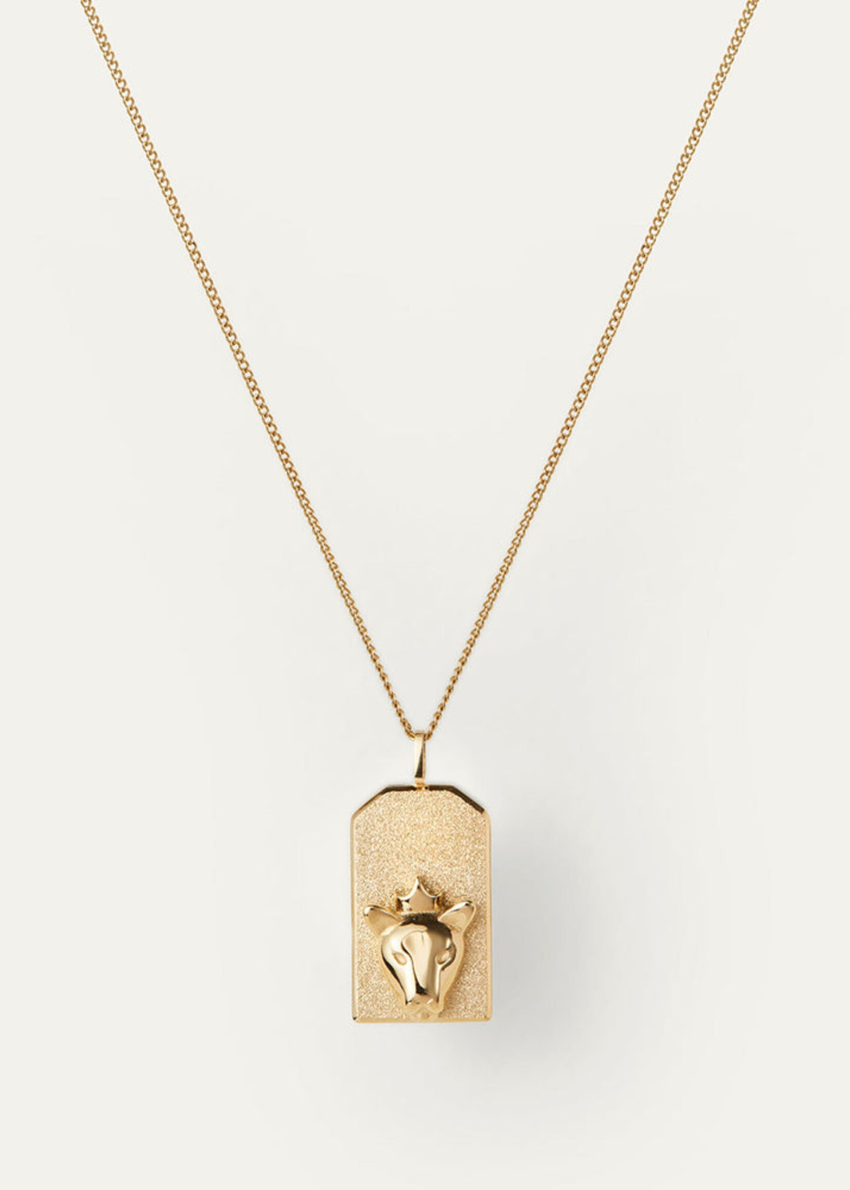 Jenny Bird Zodiac Pendant Necklace (Leo) - Gold
