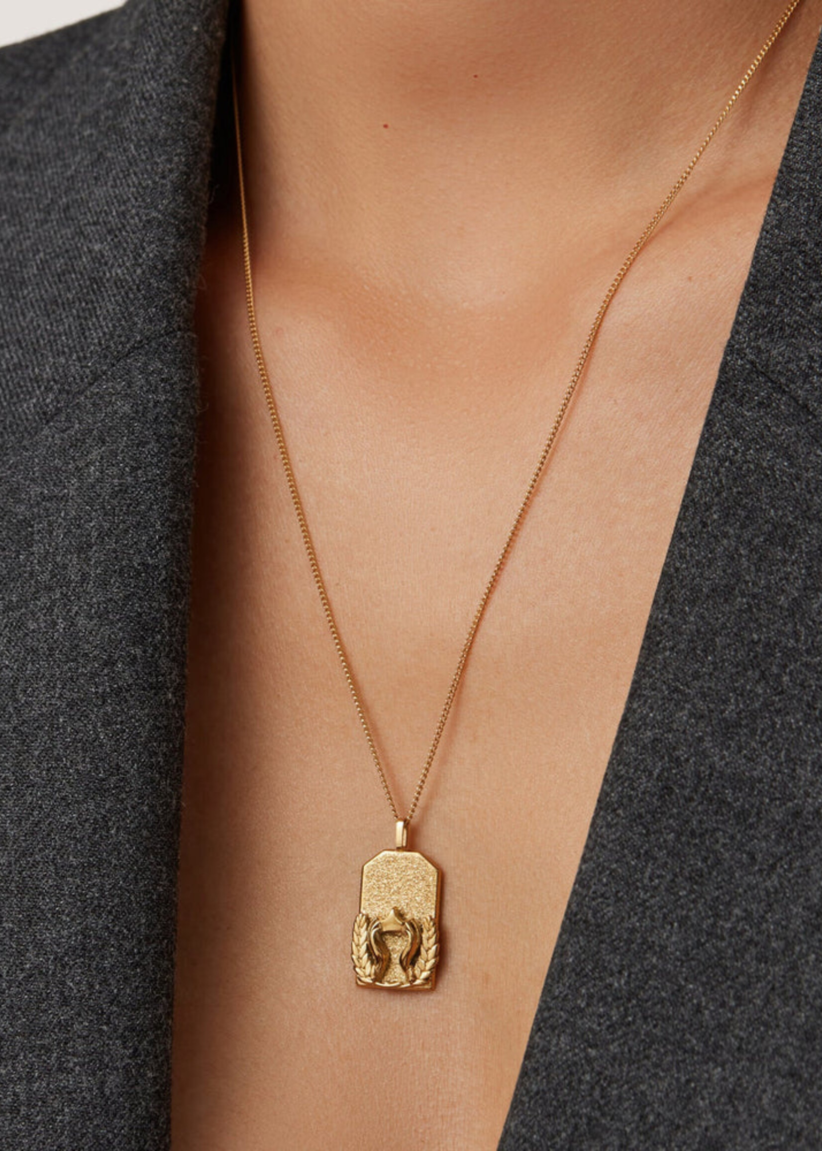 Jenn Bird Collier Pendentif Zodiaque (Vierge) - Or