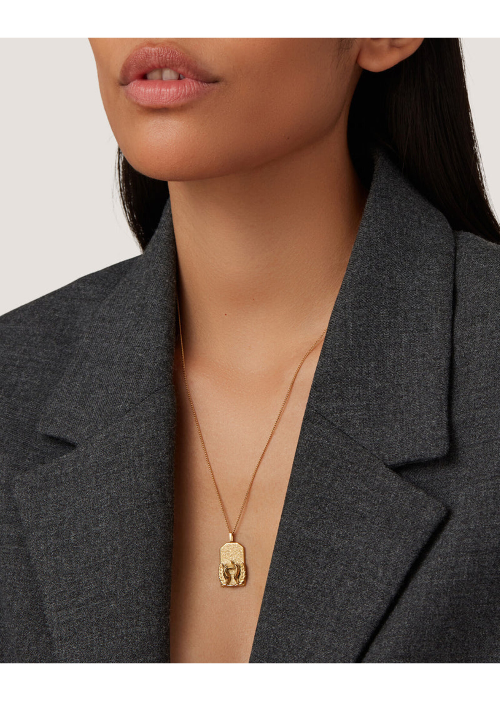 Jenn Bird Collier Pendentif Zodiaque (Vierge) - Or