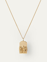 Jenny Bird Zodiac Pendant Necklace (Virgo) - Gold