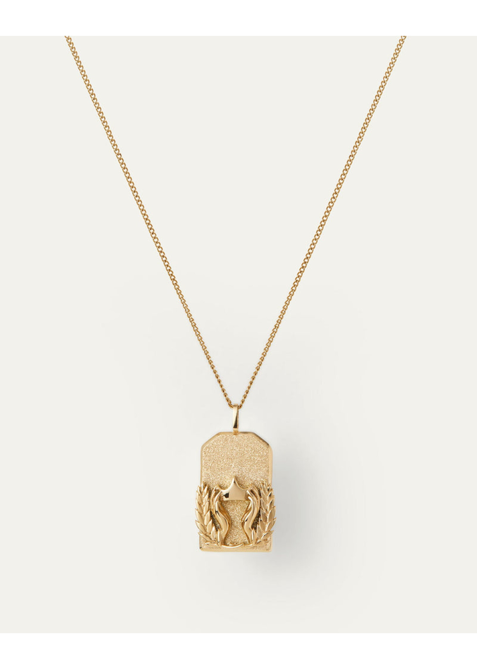 Jenn Bird Collier Pendentif Zodiaque (Vierge) - Or