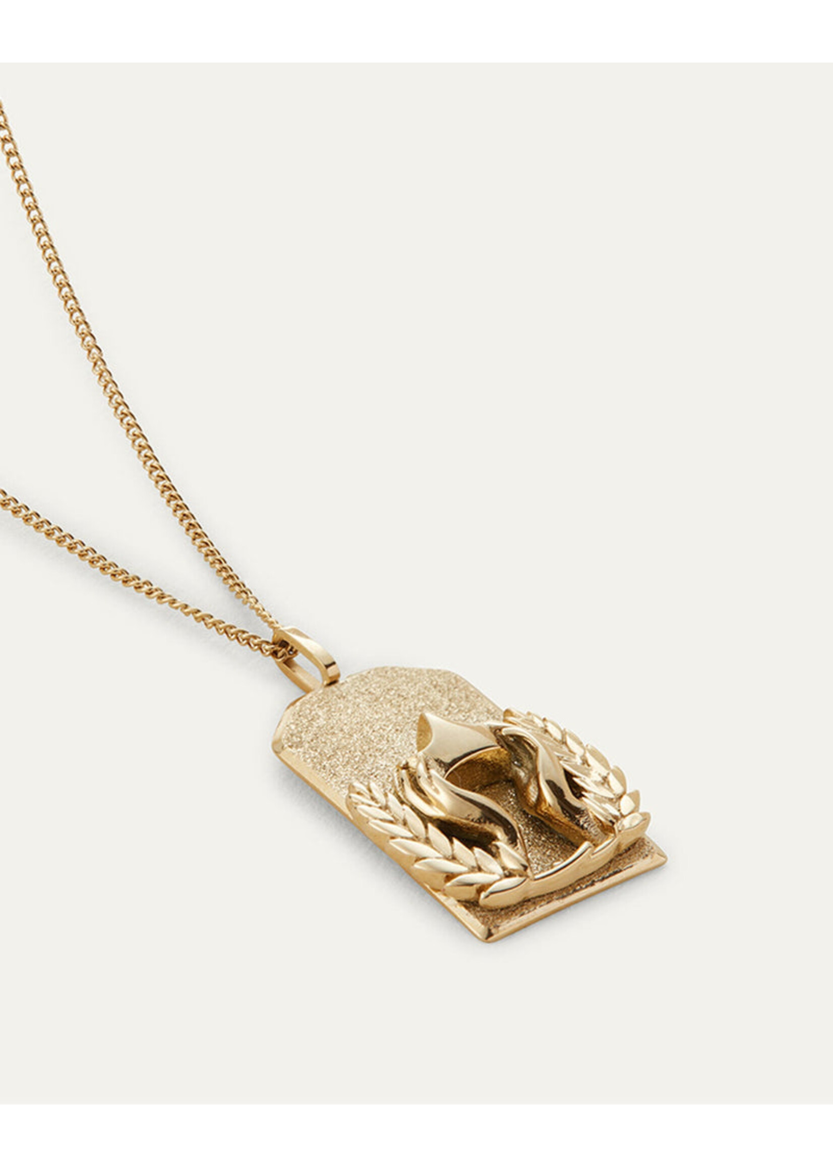 Jenny Bird Zodiac Pendant Necklace (Virgo) - Gold