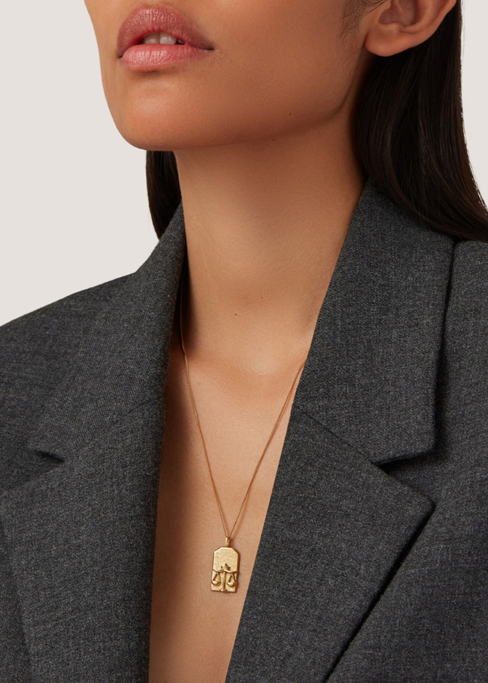 Jenny Bird Collier Avec Pendentif Signe Du Zodiaque Balance - Or