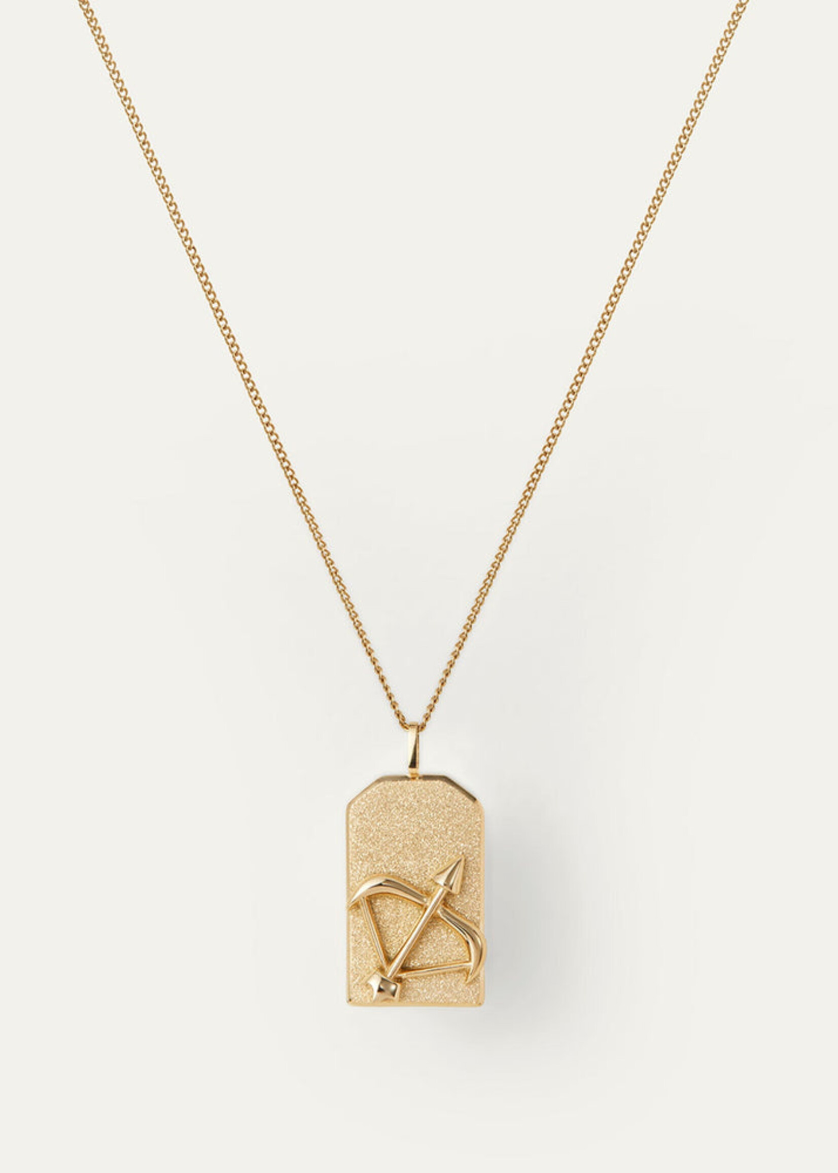Jenny Bird Sagittarius Zodiac Pendant Necklace - Gold
