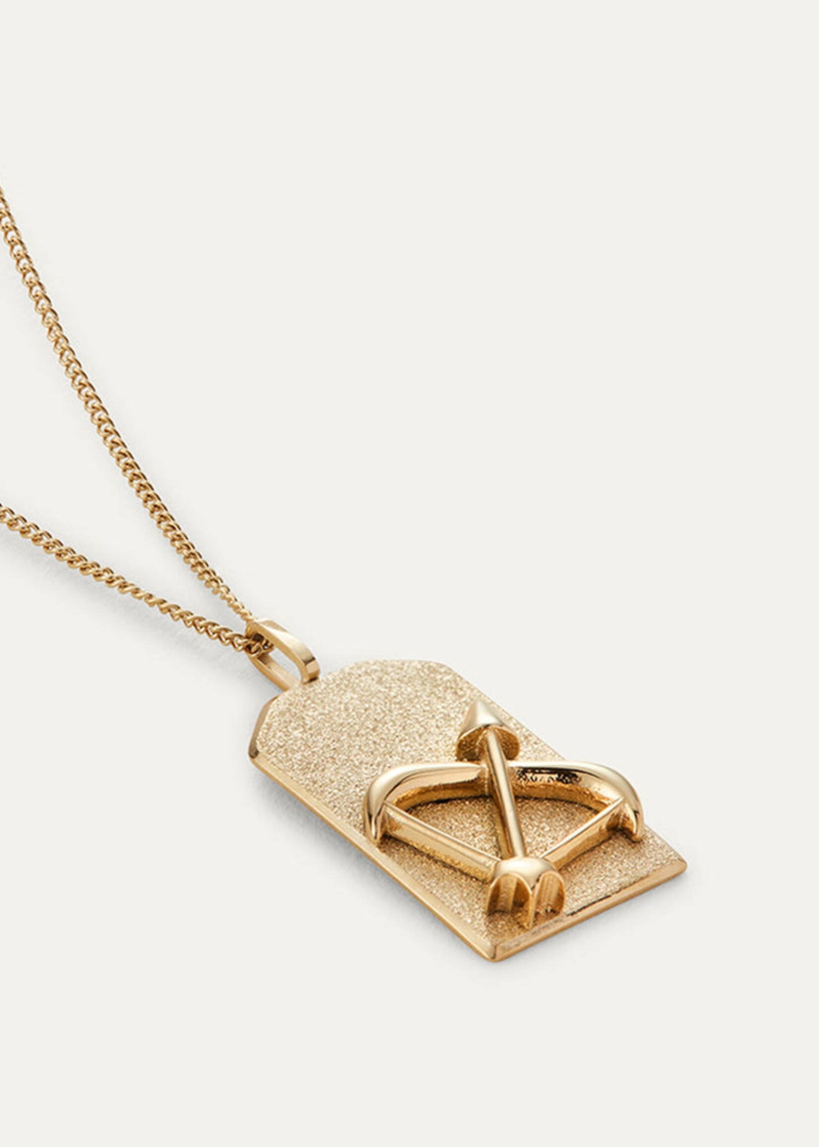 Jenny Bird Zodiac Pendant Necklace (Sagittarius) - Gold
