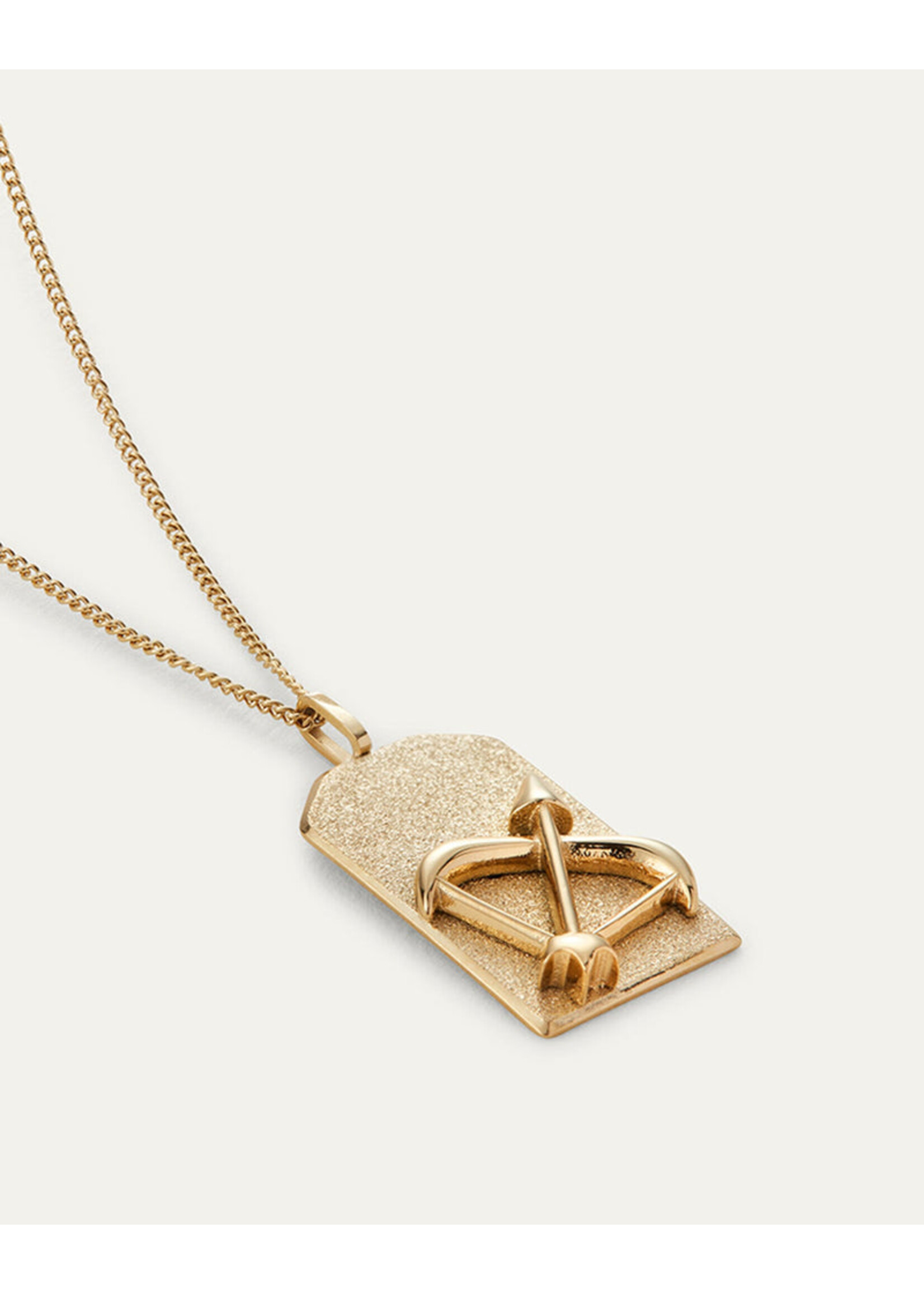 Jenny Bird Zodiac Pendant Necklace (Sagittarius) - Gold