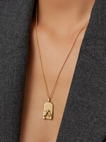 Jenny Bird Collier Avec Pendentif Signe Du Zodiaque Gémeaux - Or