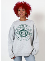 Girl Dangerous Girl Dangerous Pull Ras Du Cou Surdimensionné Breadsticks - Gris Chiné