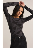 Z-Supply Z-Supply Baela Shadow Floral Bodysuit - Black