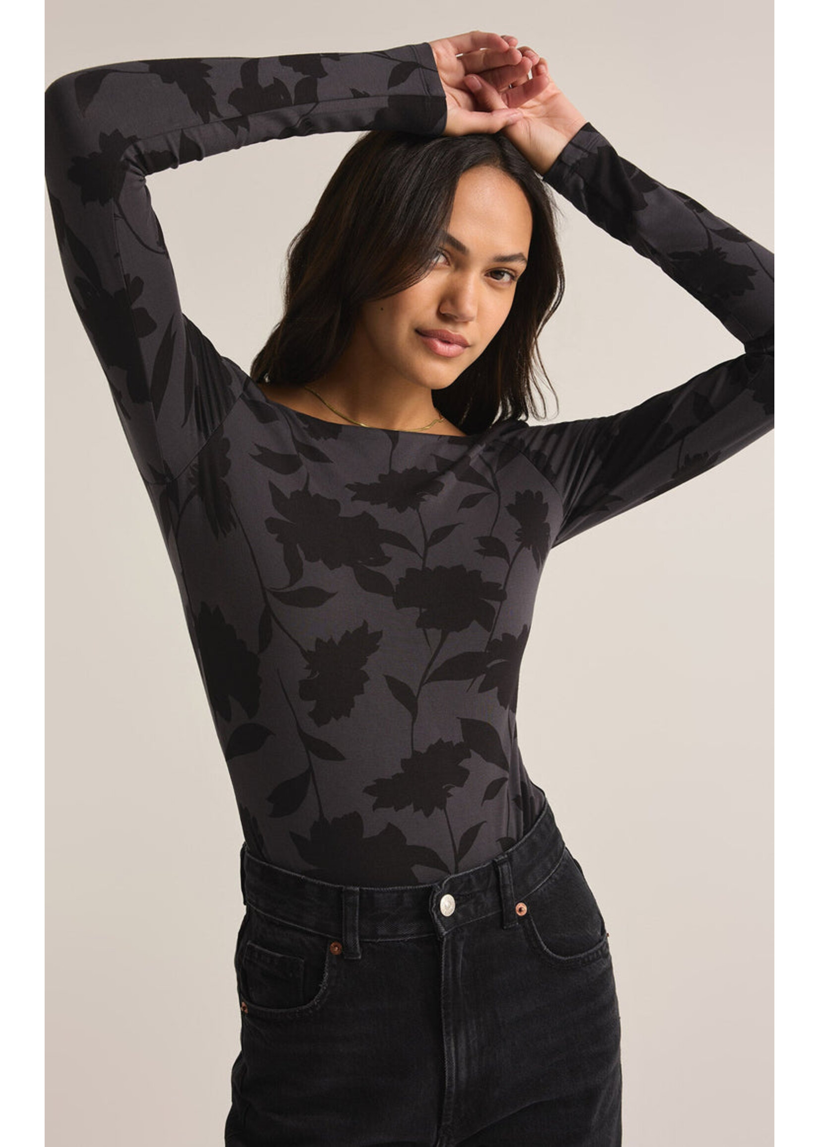 Z-Supply Z-Supply Body Fleuri Baela Shadow - Noir