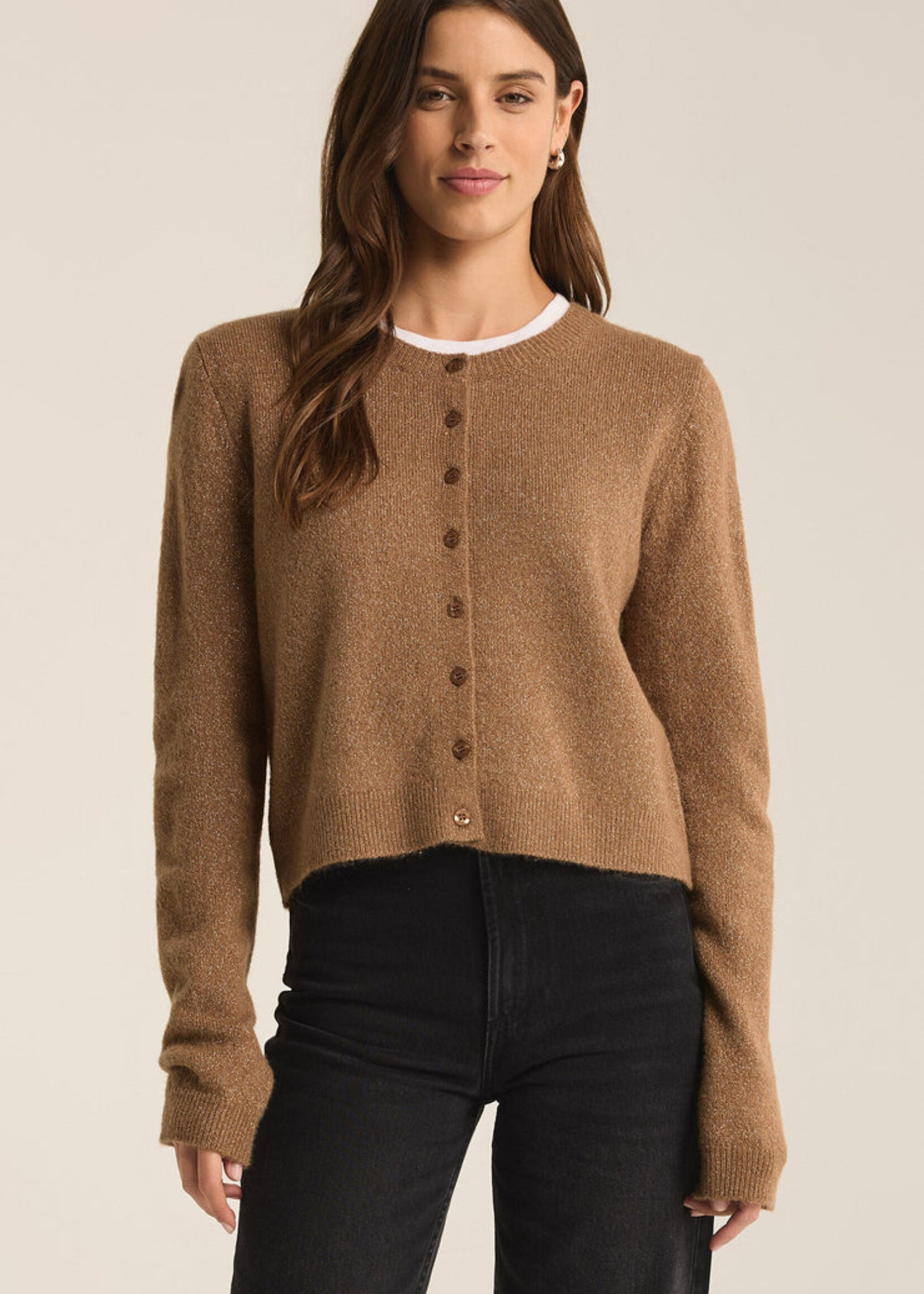 Z-Supply Z-Supply Cardigan Métallique Outlook - Campfire