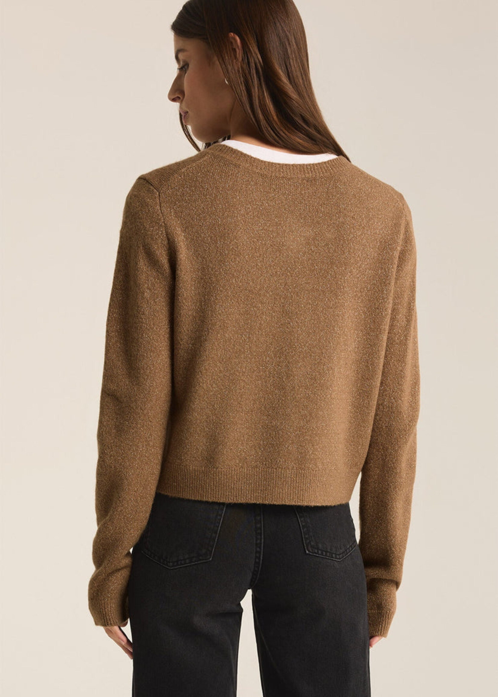 Z-Supply Z-Supply Cardigan Métallique Outlook - Campfire