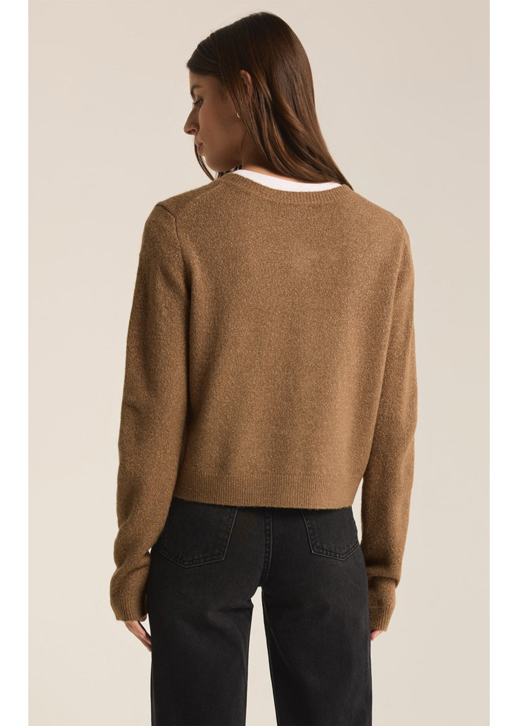 Z-Supply Z-Supply Outlook Metallic Cardigan- Campfire