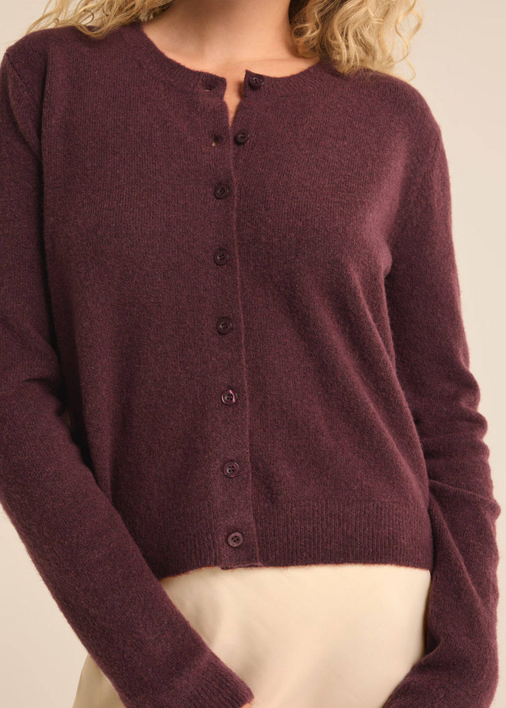 Z-Supply Z-Supply Cardigan Outlook - Berry Wine