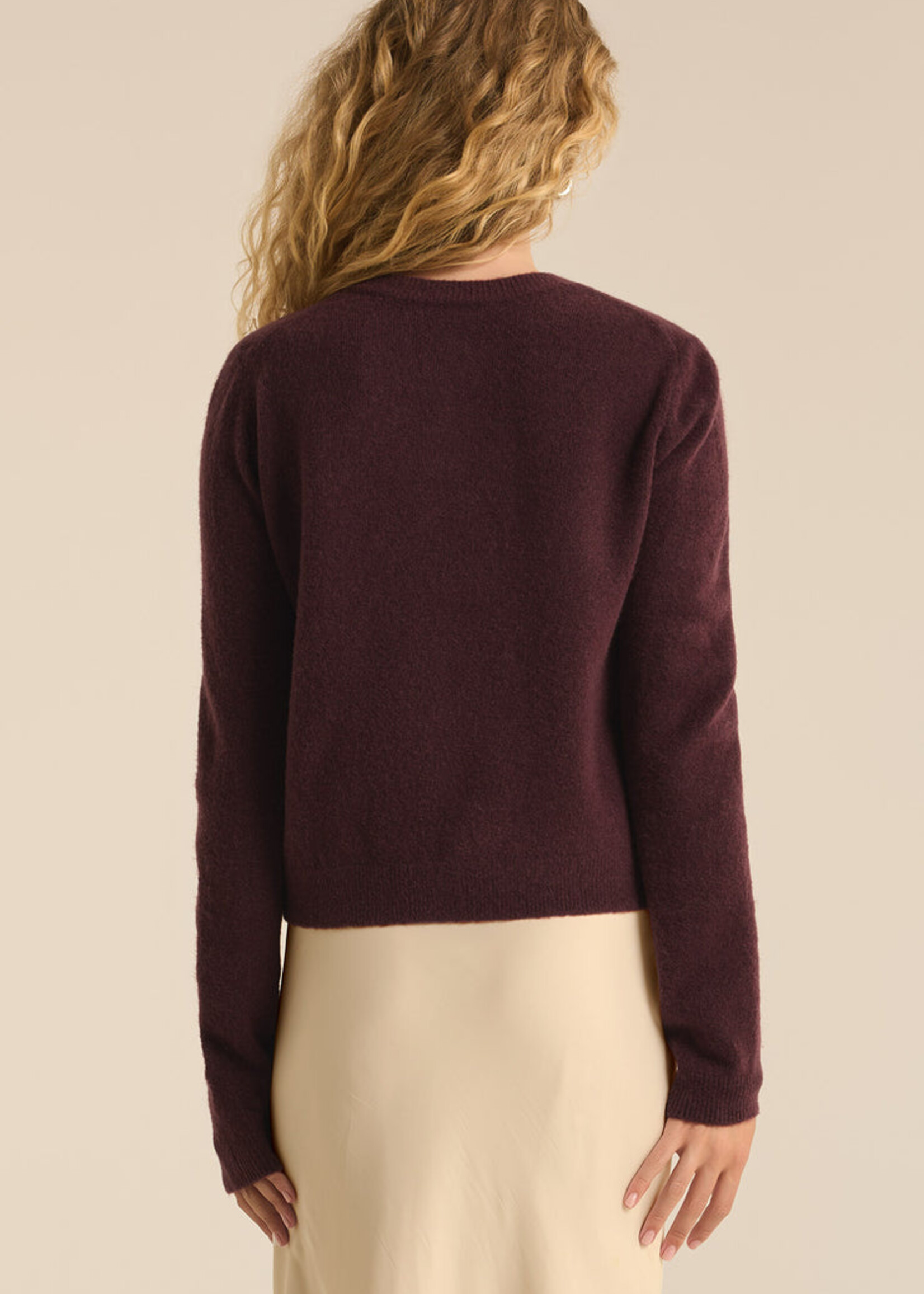 Z-Supply Z-Supply Cardigan Outlook - Berry Wine