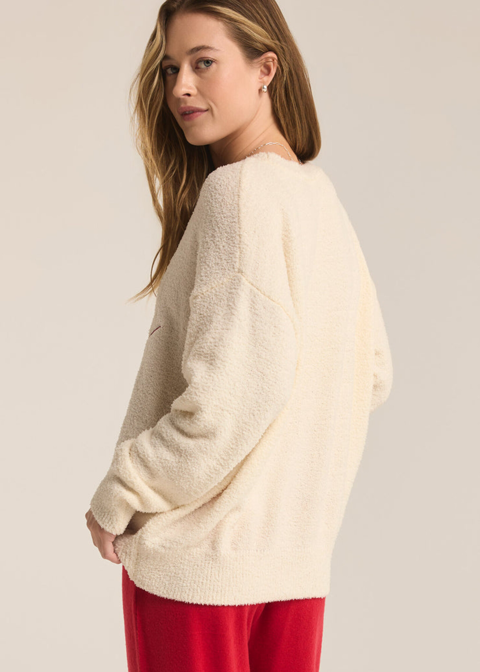 Z-Supply Z-Supply Santa Baby Cozy Sweater - Sea Salt