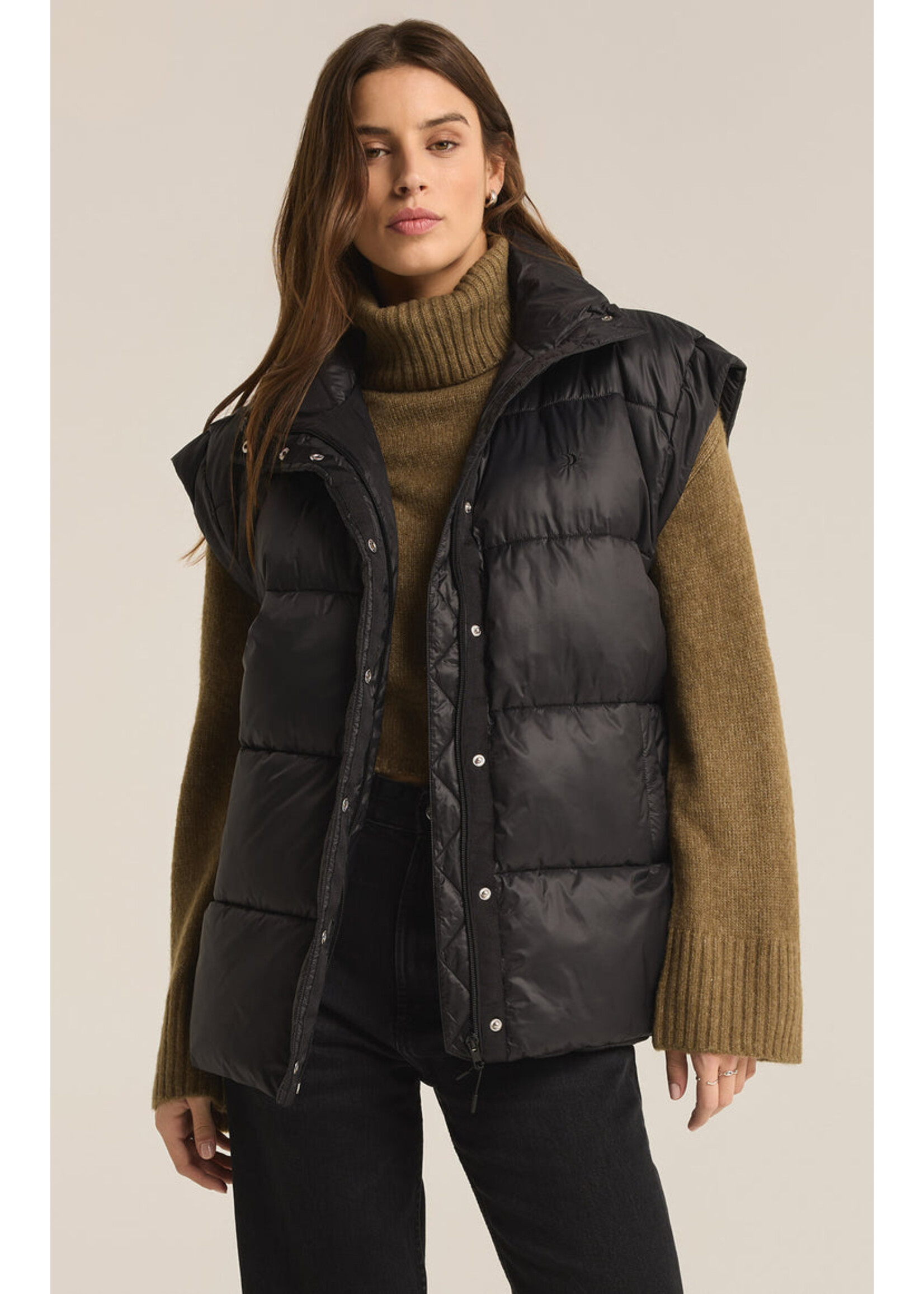 Z-Supply Z-Supply Sundown Oversized Puffer Vest - Black