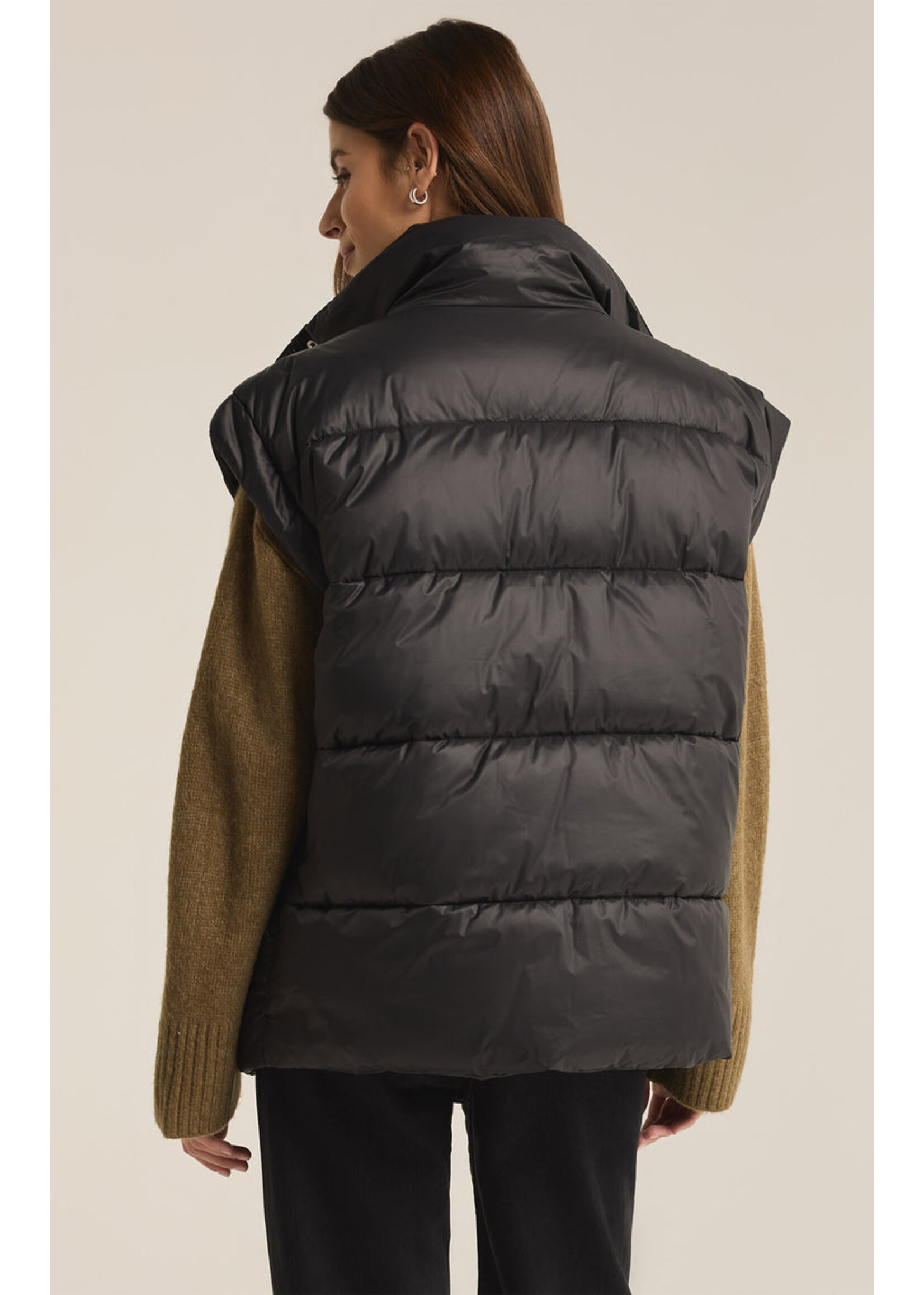 Z-Supply Z-Supply Gilet Matelassé Surdimensionné Sundown - Noir