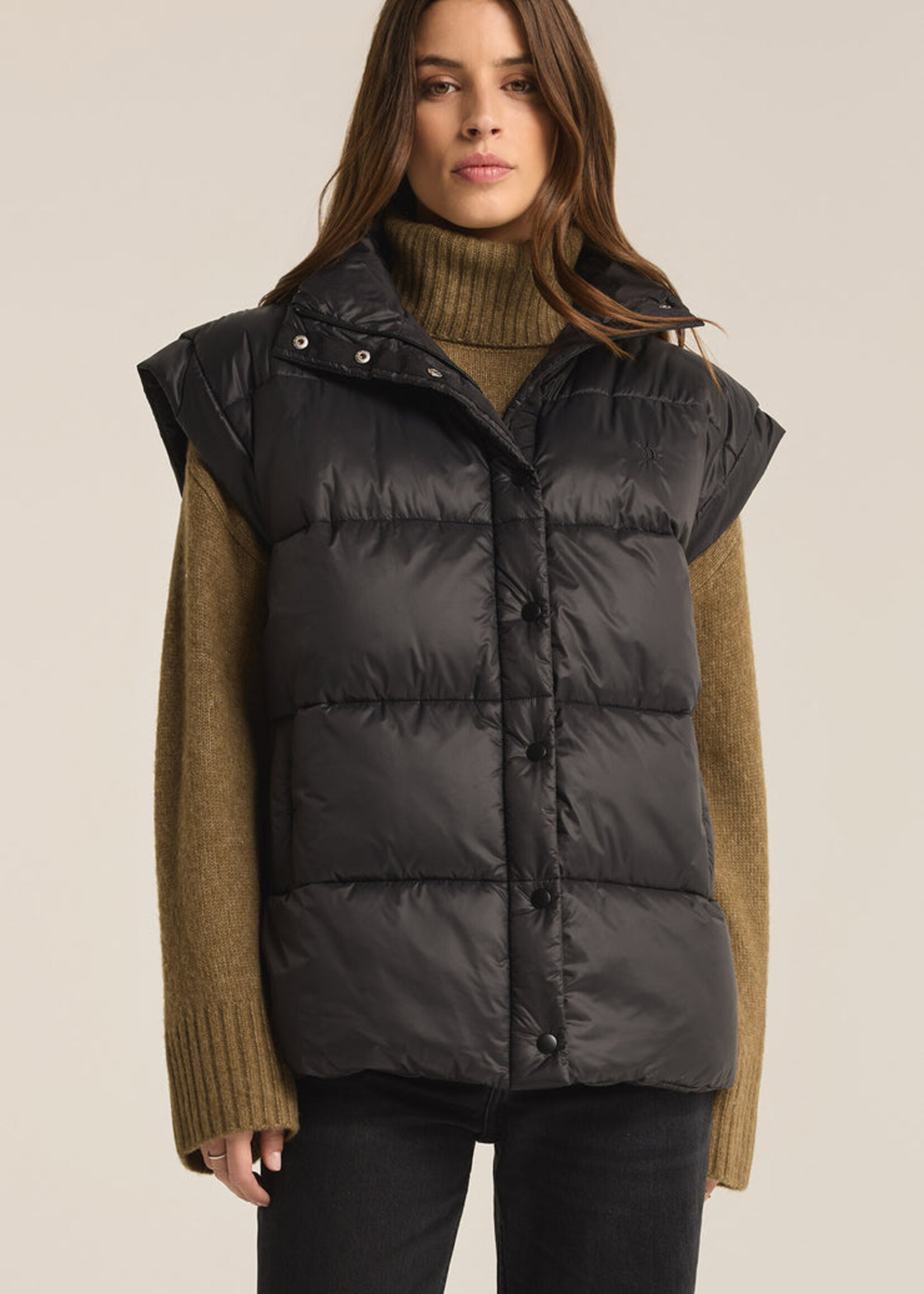 Z-Supply Z-Supply Sundown Oversized Puffer Vest - Black