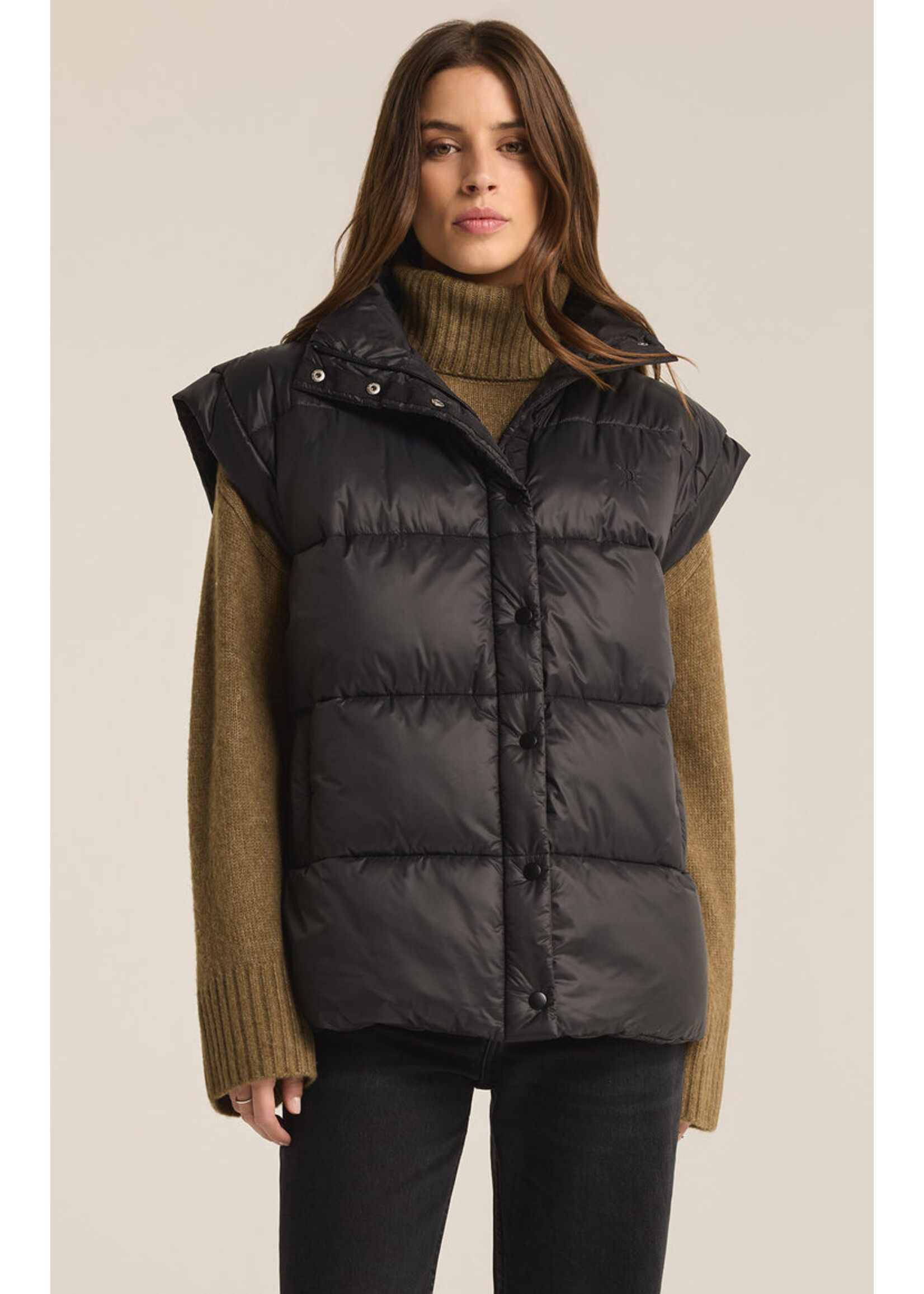 Z-Supply Z-Supply Sundown Oversized Puffer Vest - Black