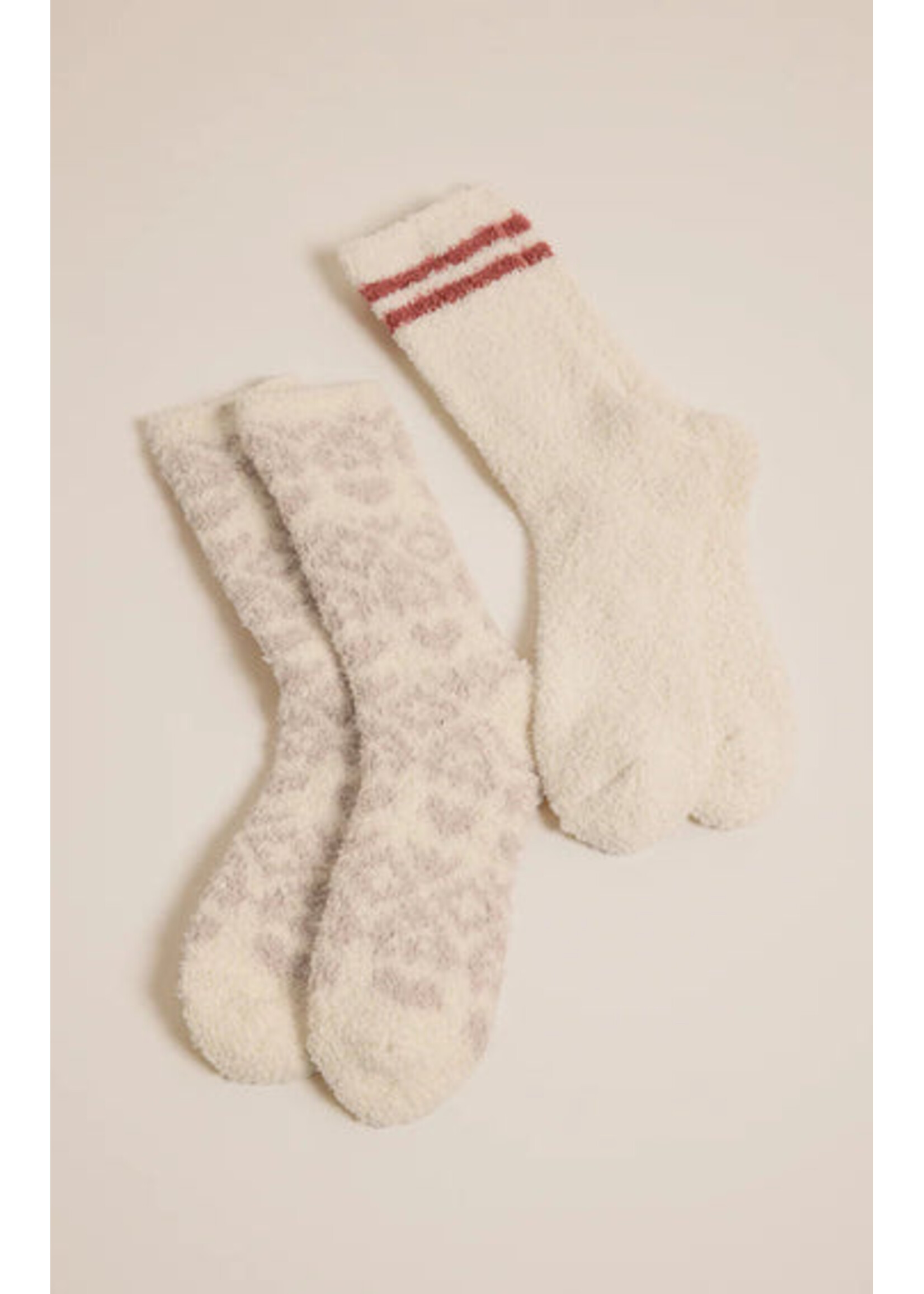Z-Supply Z-Supply Lot De 2 Paires De Chaussettes Fairisle Heart - Cristal