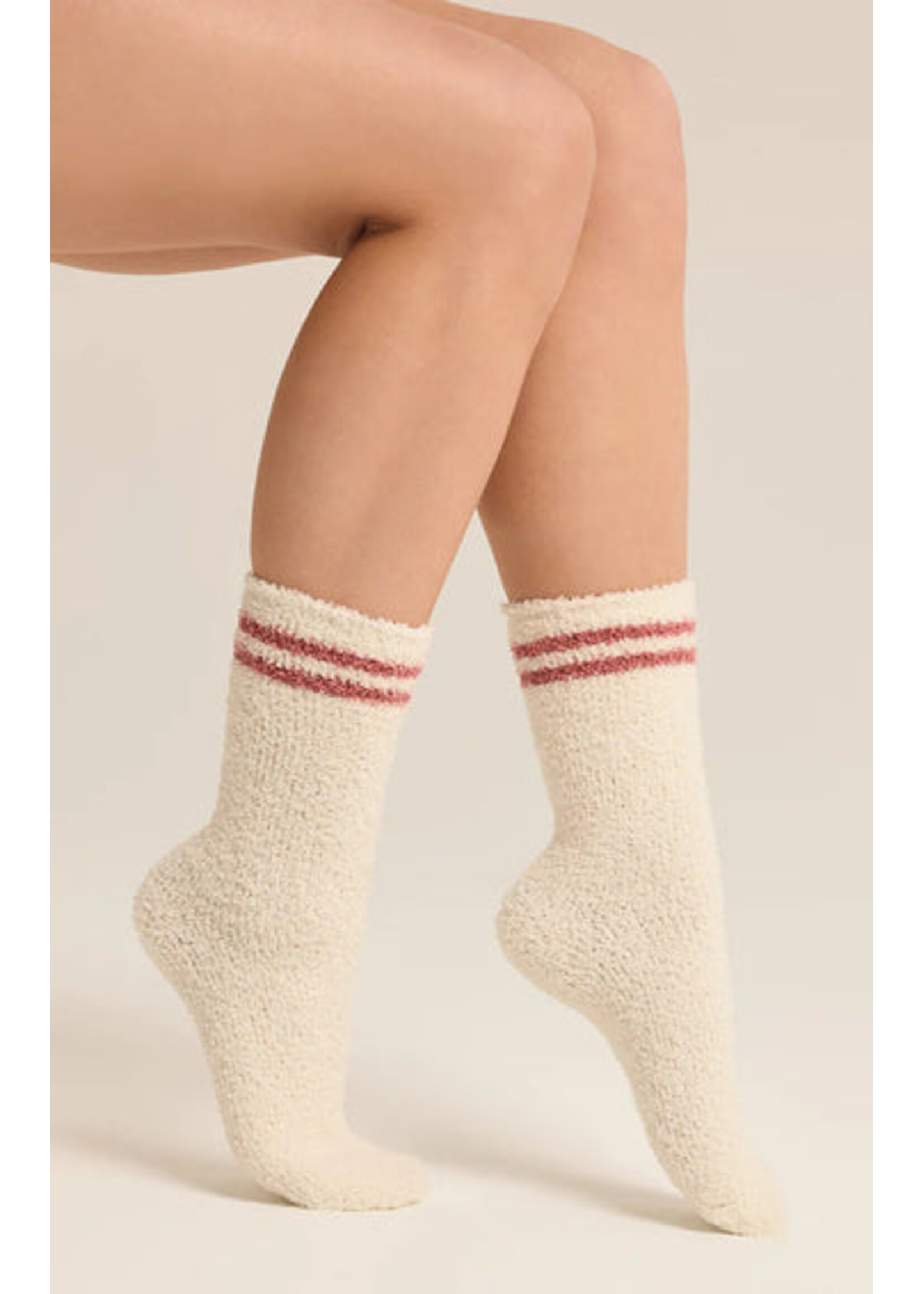 Z-Supply Z-Supply Fairisle Heart Sock 2 Pack - Crystal