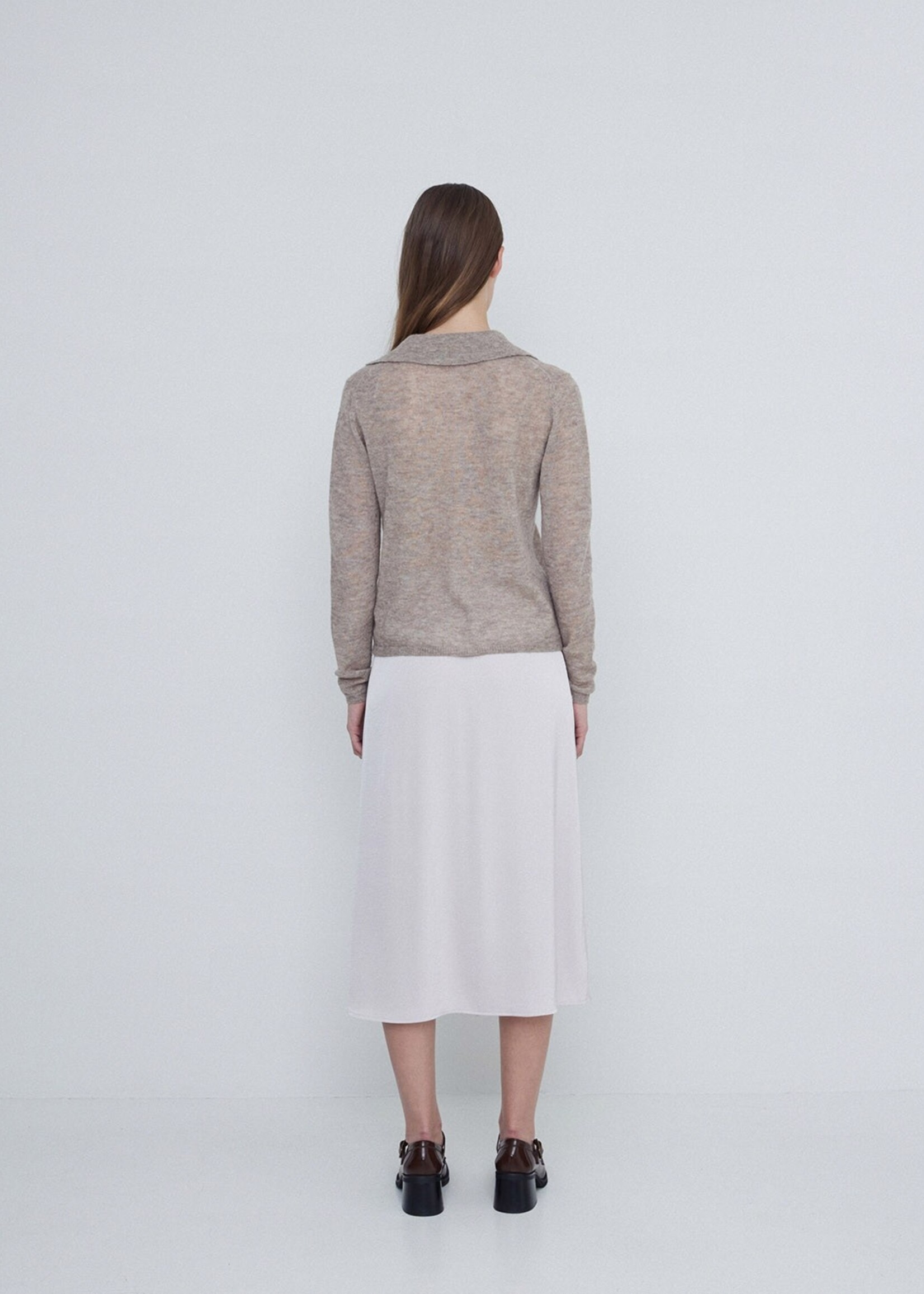 Yerse Yerse Alpaca Cardigan - Dark Beige