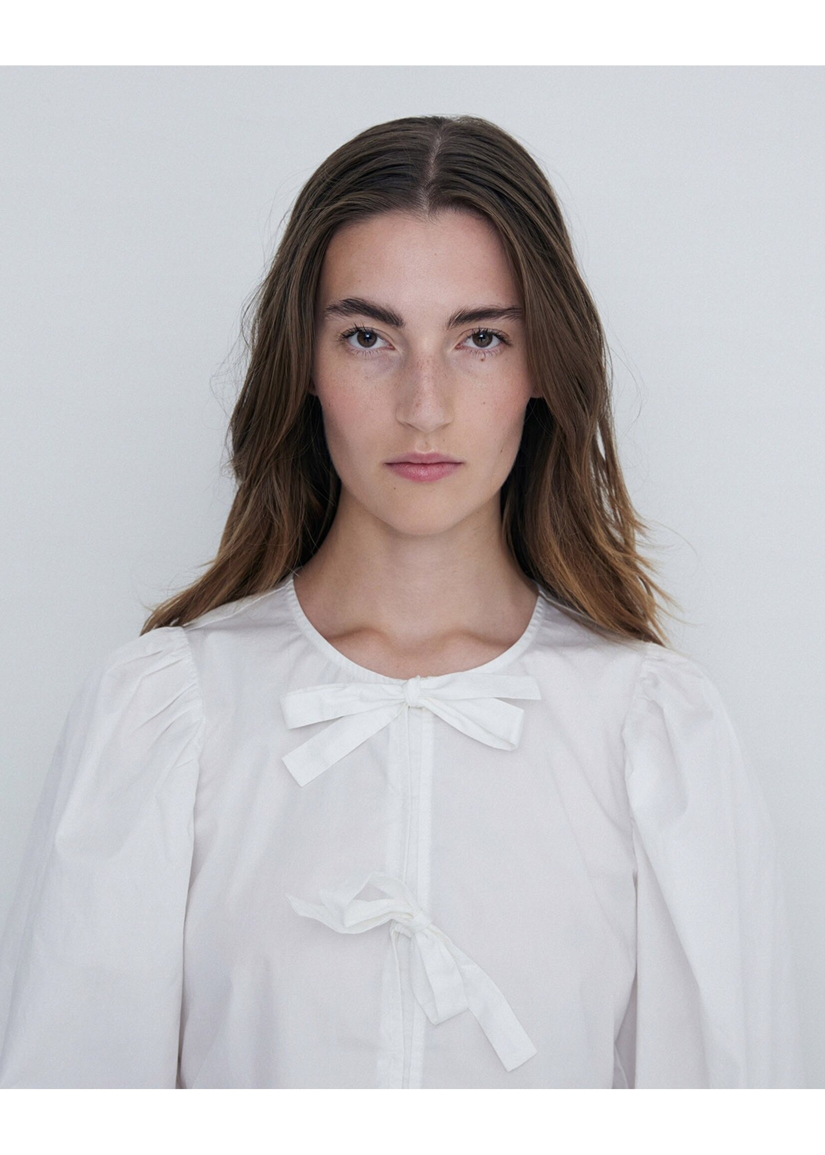 Yerse Yerse Chemise Avec Rubans - Blanc