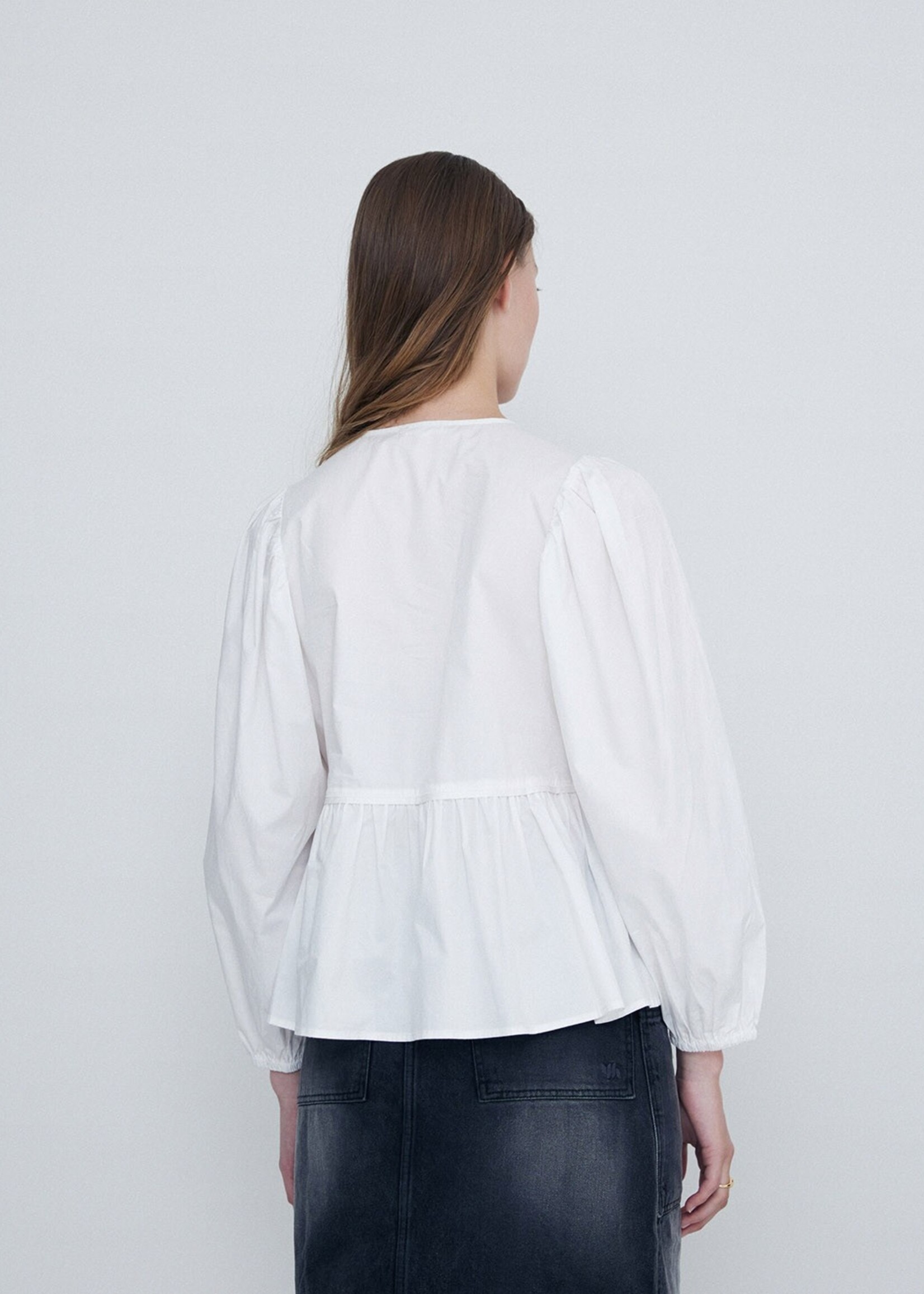 Yerse Yerse Shirt Ribbons - White