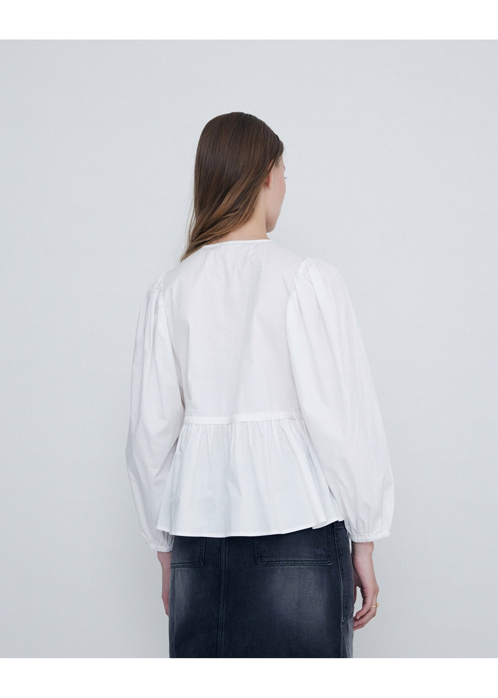 Yerse Yerse Shirt Ribbons - White