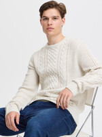 Blend Blend Cable Knit Sweater - Vanilla Ice