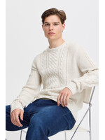 Blend Blend Cable Knit Sweater - Vanilla Ice