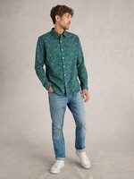 White Stuff White Stuff Climbing Thorns Printed Shirt - Blue Print