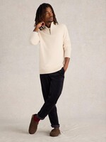 White Stuff White Stuff Pull En Laine Mérinos Newport - Ivoire Pâle