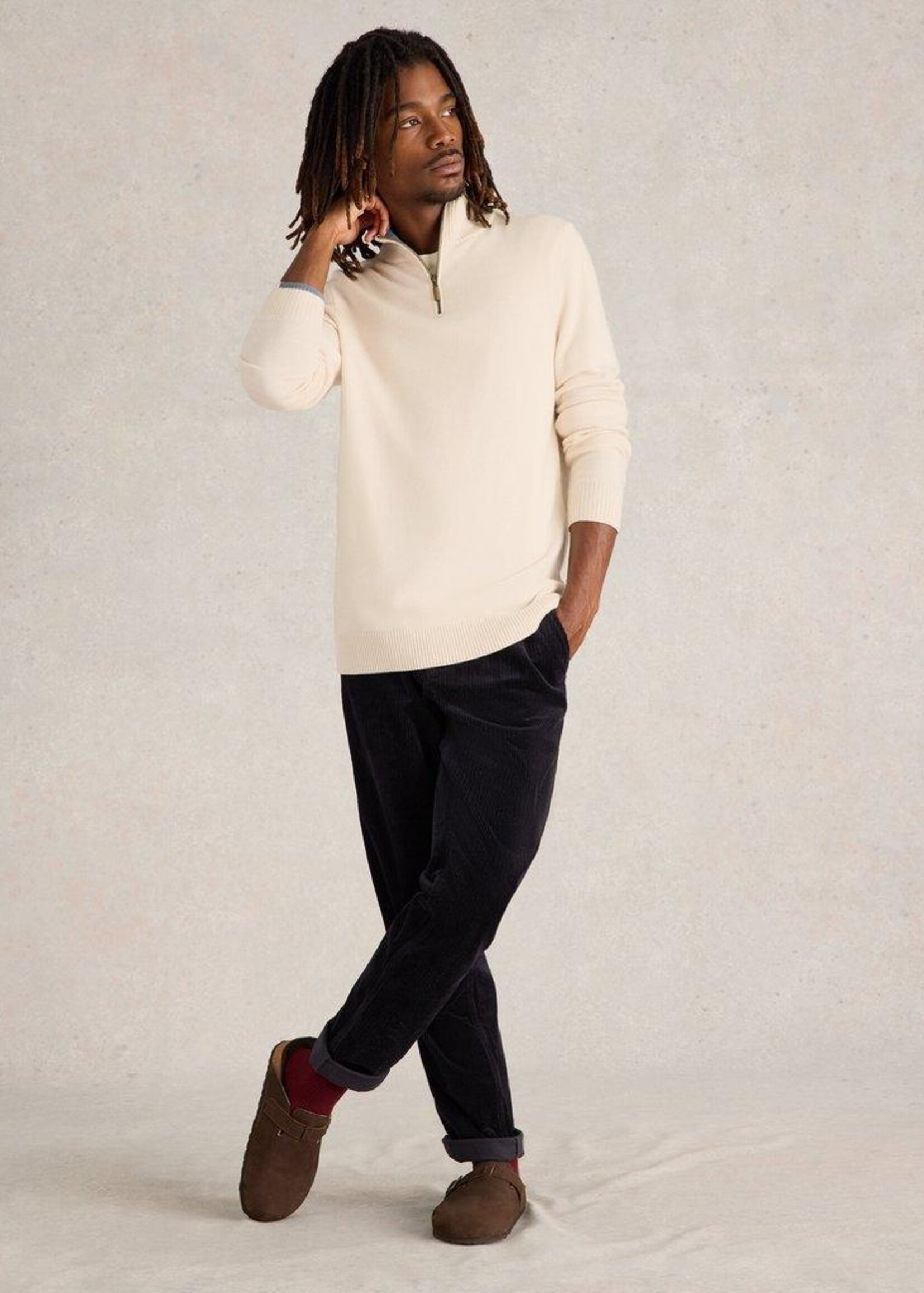 White Stuff White Stuff Newport Wool Merino Jumper - Pale Ivory