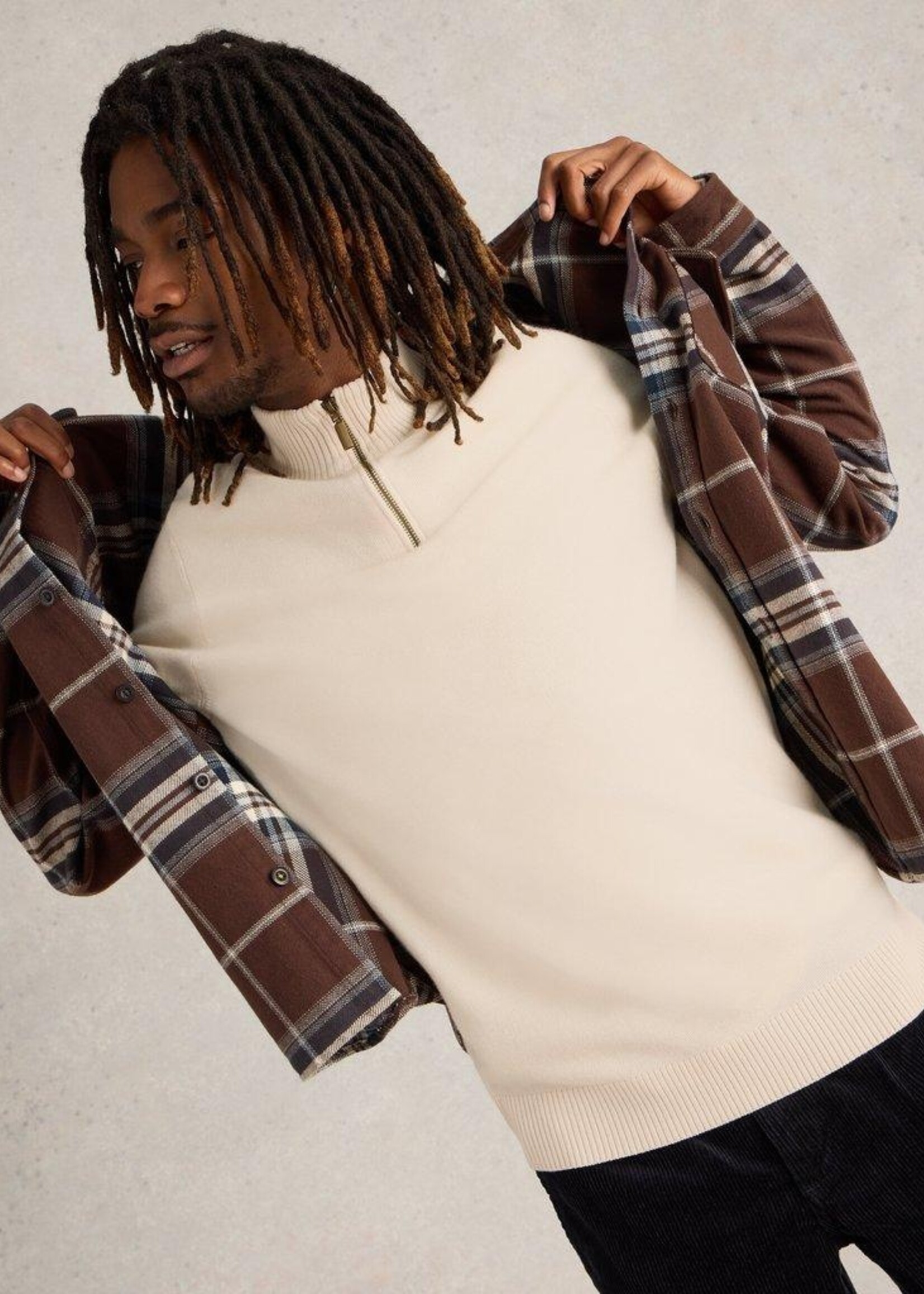 White Stuff White Stuff Newport Wool Merino Jumper - Pale Ivory