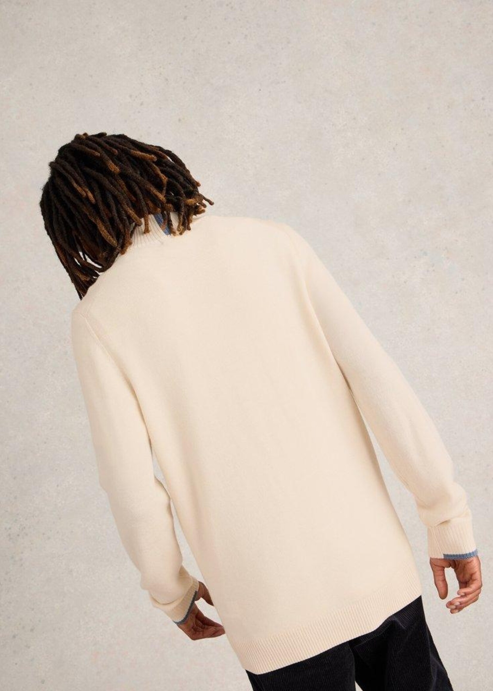 White Stuff White Stuff Newport Wool Merino Jumper - Pale Ivory