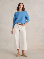 White Stuff White Stuff Pull Ras Du Cou Jana - Bleu Moyen