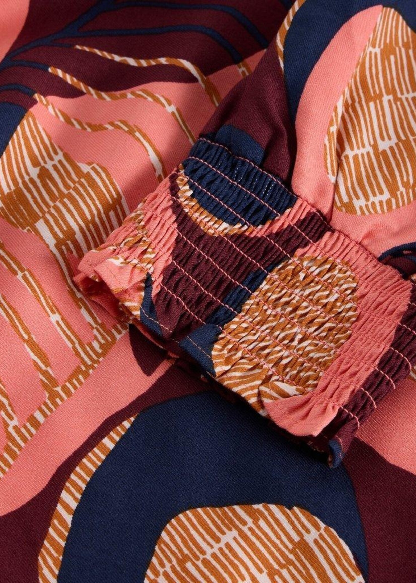 White Stuff White Stuff Haut Col V Elisa - Imprimé Prune