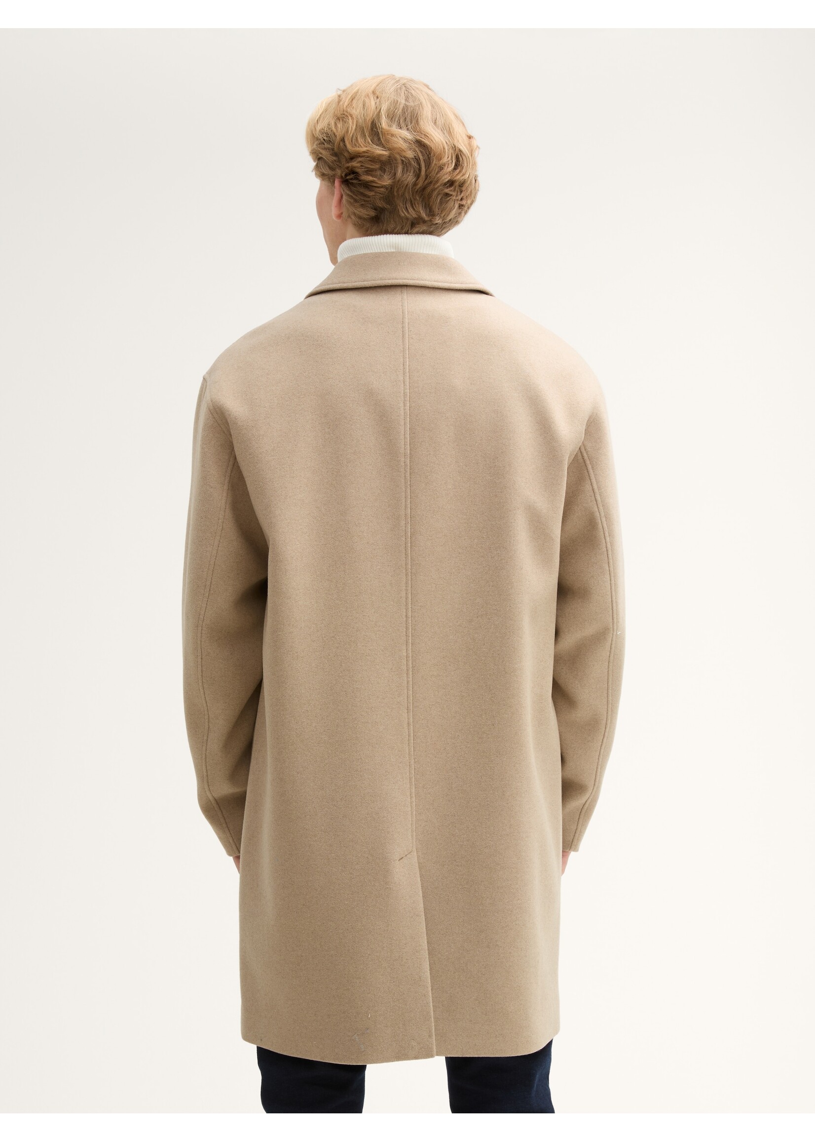 Tom Tailor Tom Tailor Manteau En Laine Décontracté - Foggy Beige