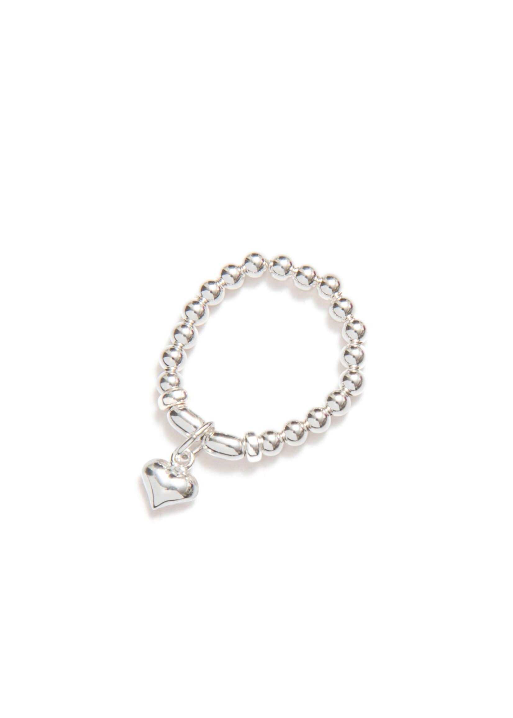 Be-Blue Be Tender Elastic Ring - Silver
