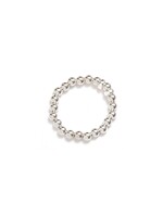 Be-Blue Be Timeless Elastic Ring - Silver