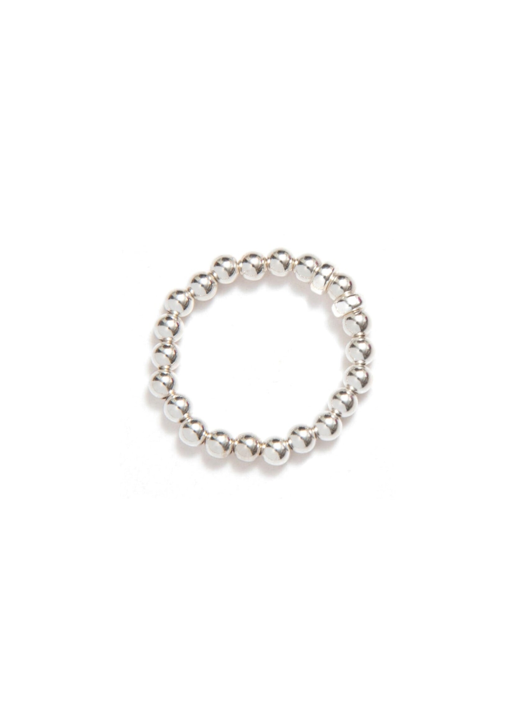Be-Blue Be Timeless Elastic Ring - Silver