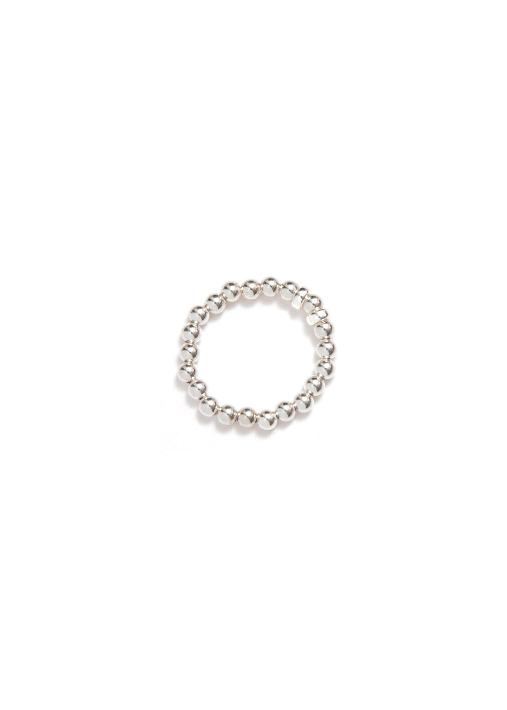 Be-Blue Be Timeless Elastic Ring - Silver