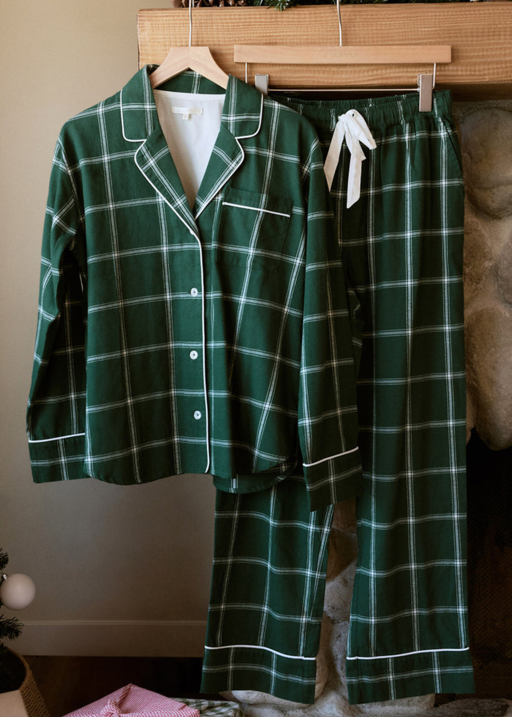 Z-Supply Z-Supply Ensemble Pyjama À Carreaux Dreamer - Noble Fir