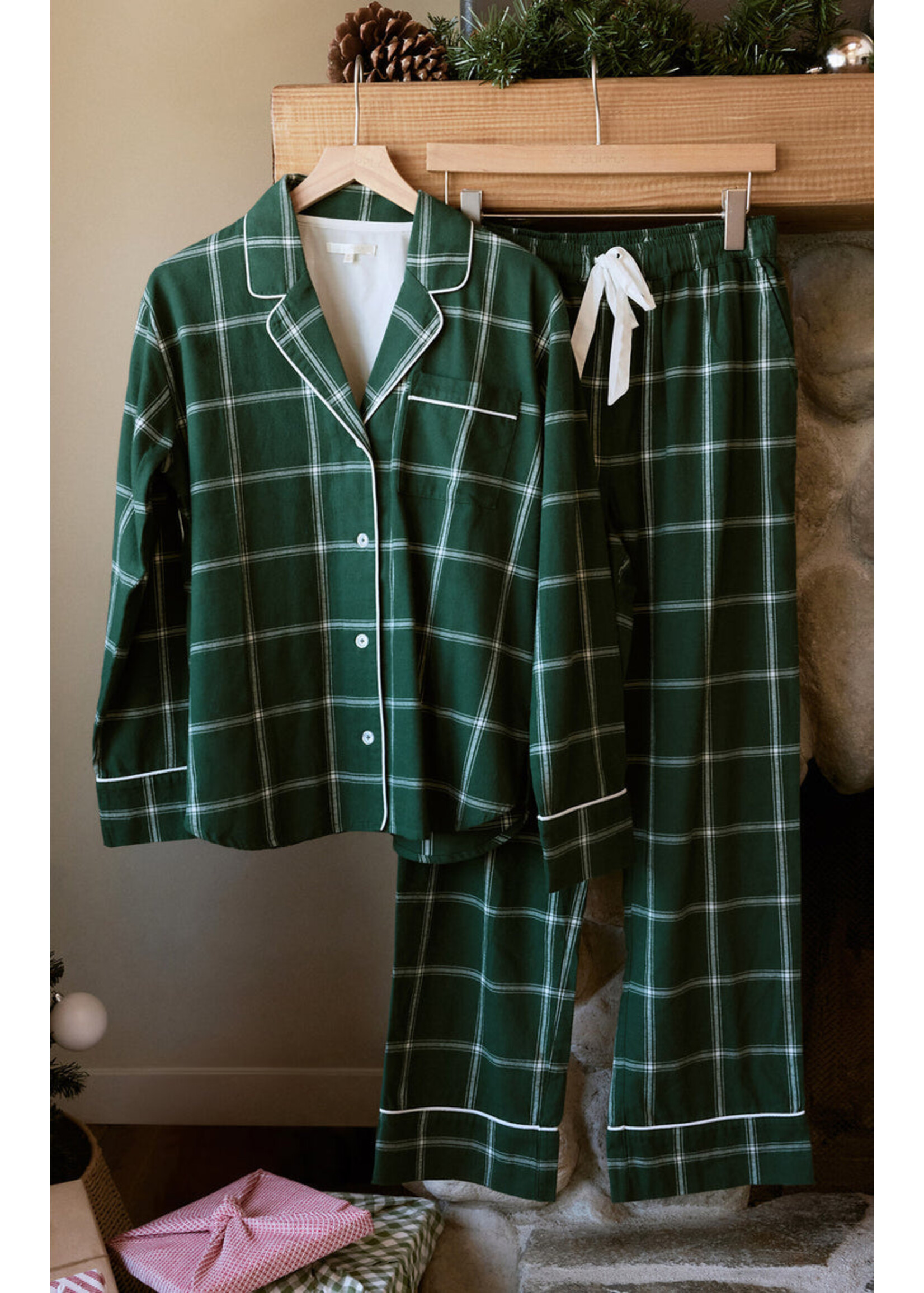 Z-Supply Z-Supply Dreamer Plaid Set - Noble Fir